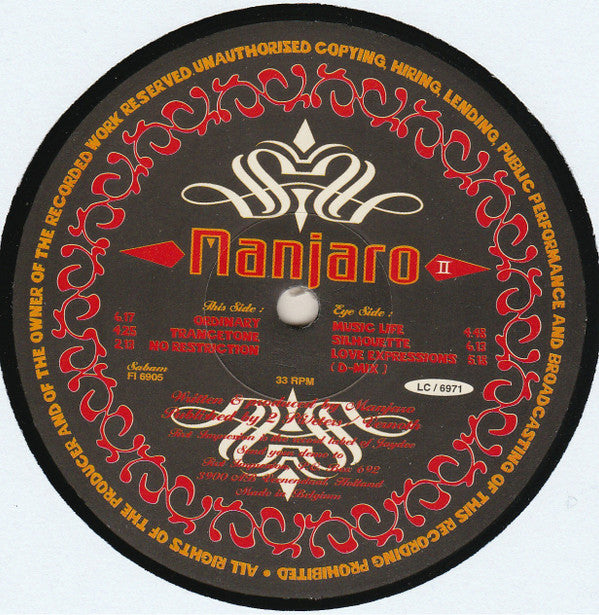 Manjaro : Volume 2 (12", Bla)