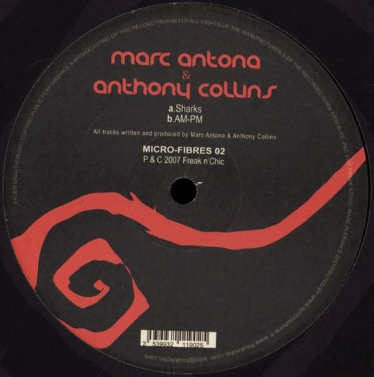 Marc Antona & Anthony Collins : Sharks / AM-PM (12")