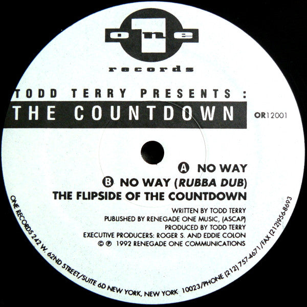 Todd Terry : The Countdown (12")