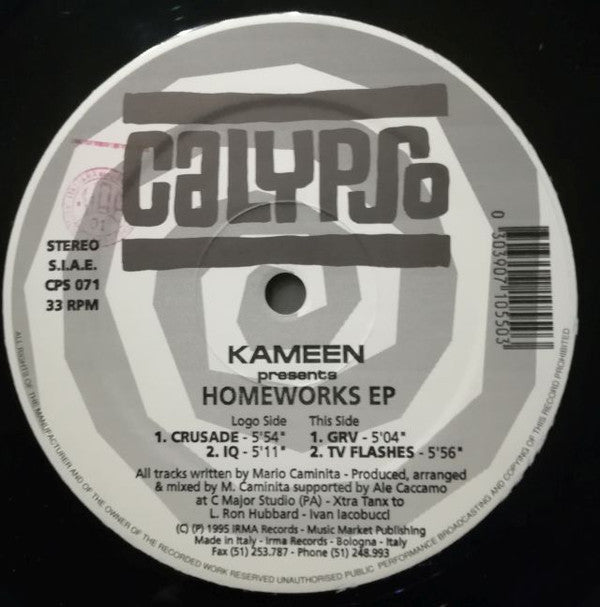 Kameen : Homeworks EP (12", EP)