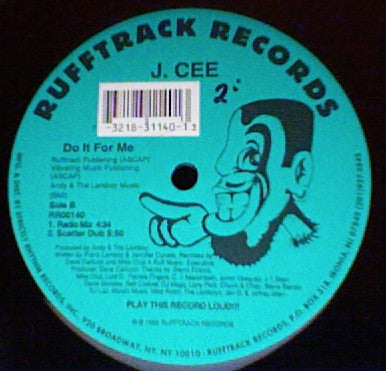 J. Cee : Do It For Me (12")