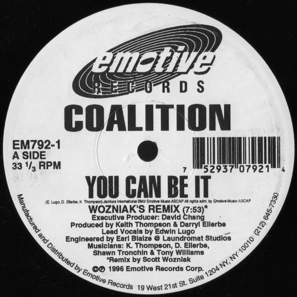 Coalition : You Can Be It (12")