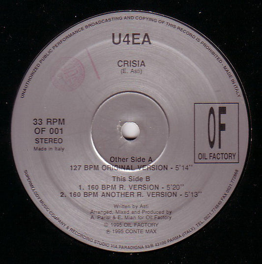 U4EA (4) : Crisia (12")