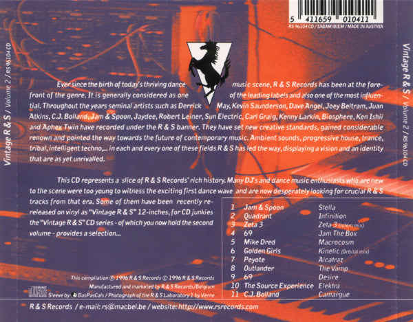 Various : Vintage R&S Volume 2 (CD, Comp)